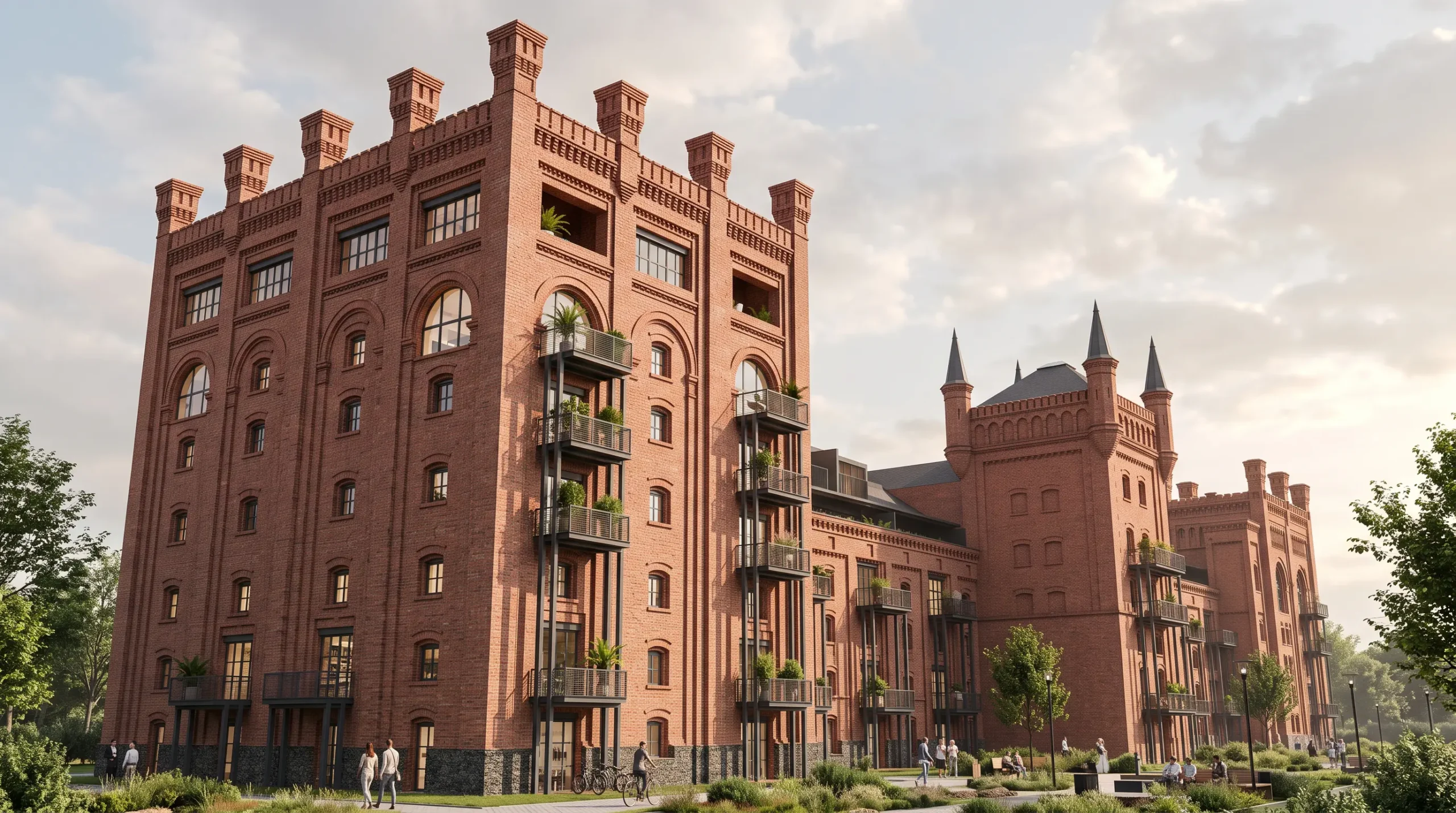 Diamantbrauerei Magdeburg, Mälzerei Ansicht Süd-Ost