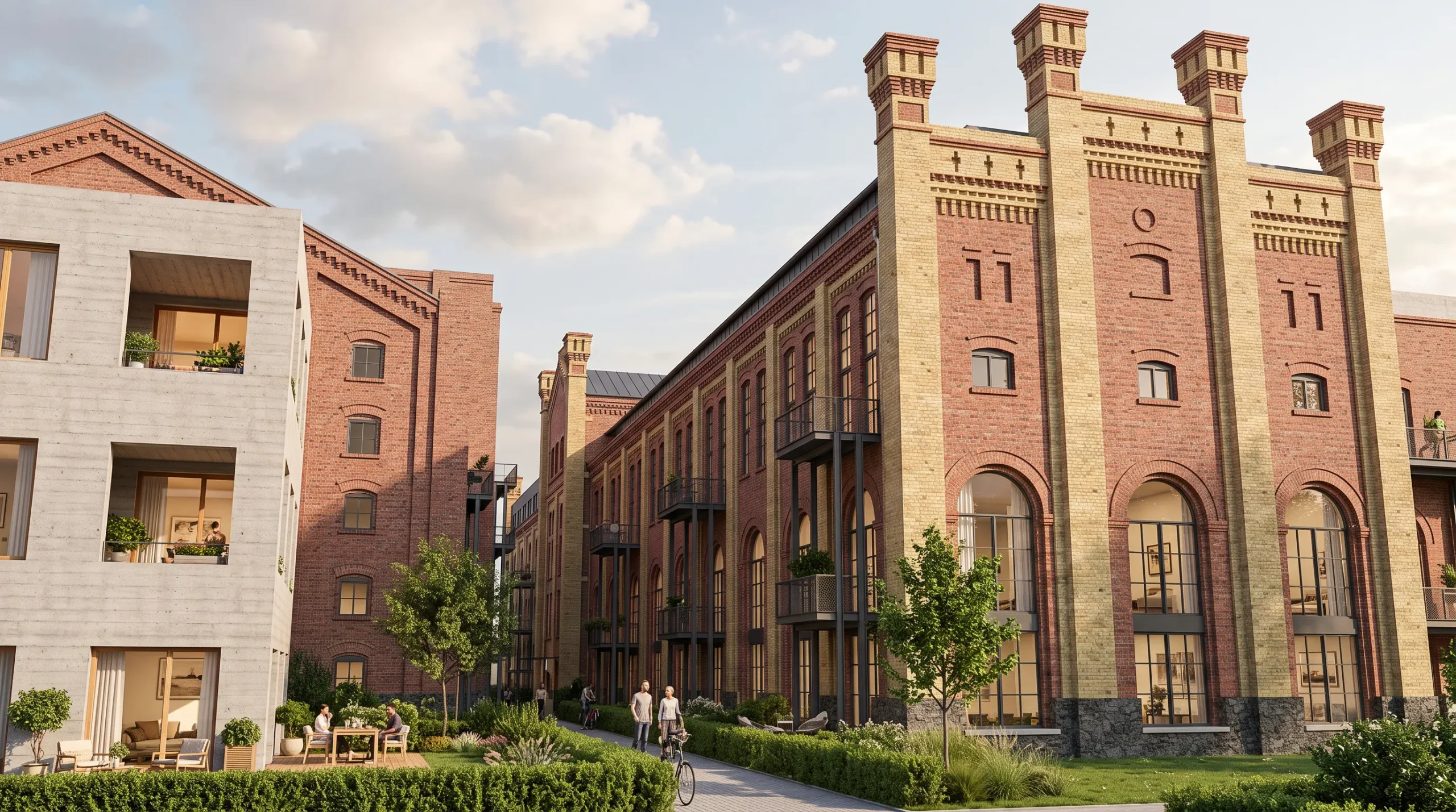 Diamantbrauerei Magdeburg, Zugang zwischen Mälzerei und Sudhaus