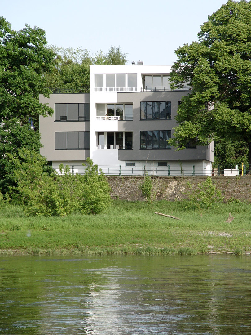 mehrfamilienhaus in magdeburg, elbblick, neubau, sommer, sattler+täger architekten gmbh