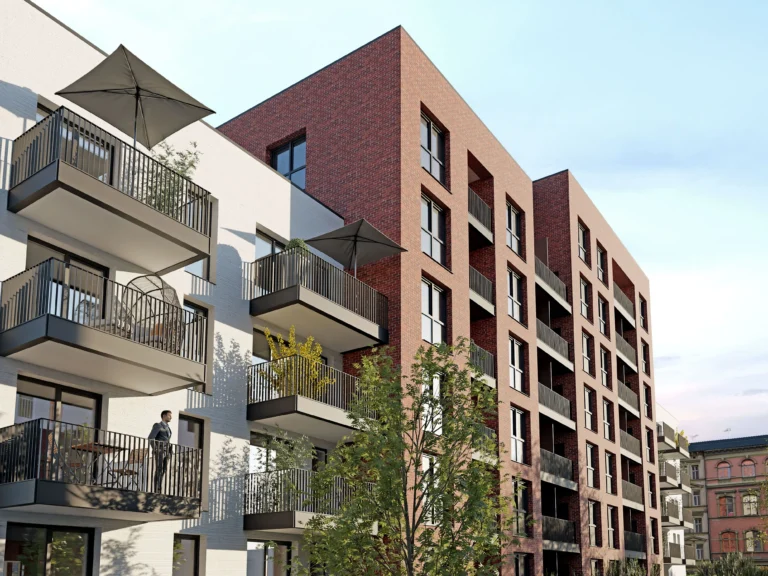 Neubau im Kontext der Messma-Lofts in der Schönebecker Straße in Magdeburg